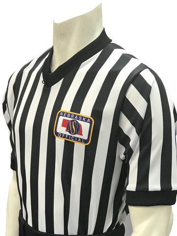 USA200NE-NHS 607  "BODY FLEX" Nebraska Men's Basketball Short Sleeve Shirt