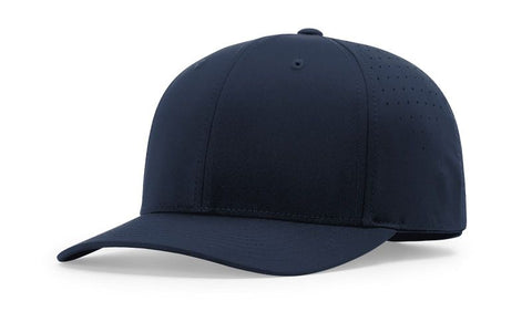 R753 "NEW" Richardson Ignite Laser Performance 2.75" 8 - Stitch Flex Fit Umpire Hats Black or Navy