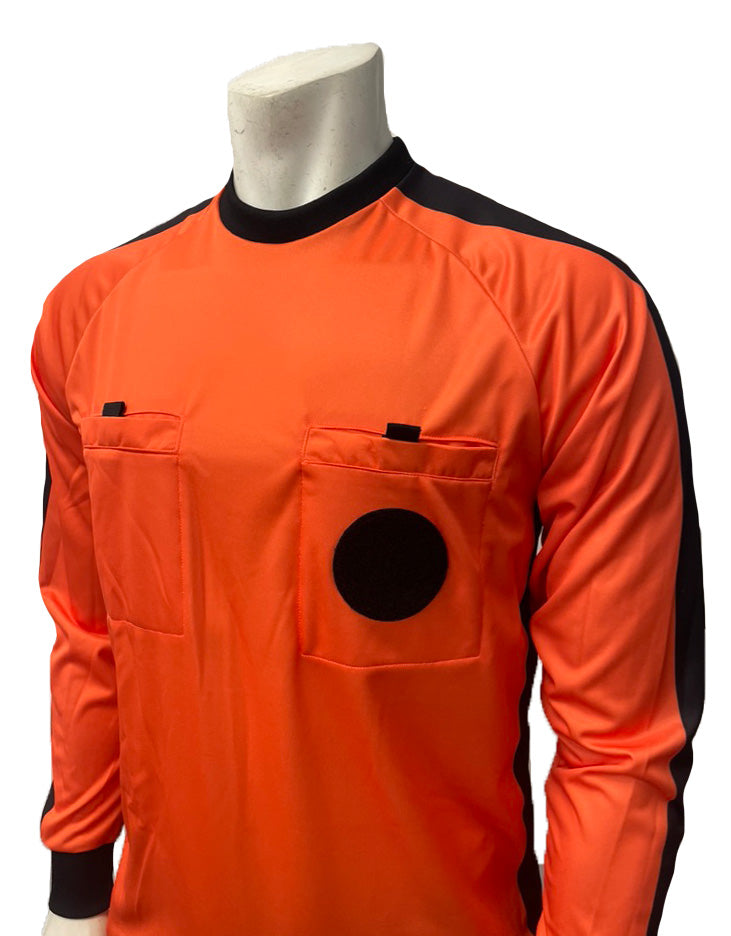 USA901NCAA-VO "NEW" NCAA Approved Long Sleeve Soccer Shirt - Vibrant Orange