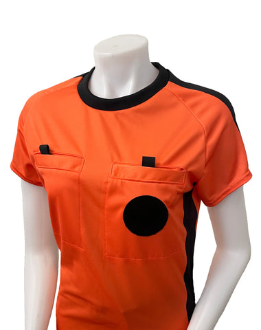 USA902NCAA-VO "NEW" NCAA Approved Women's Short Sleeve Soccer Shirt - Vibrant Orange