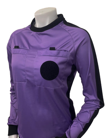 USA903NCAA-PRP "NEW" NCAA Approved Women's Long Sleeve Soccer Shirt - Purple