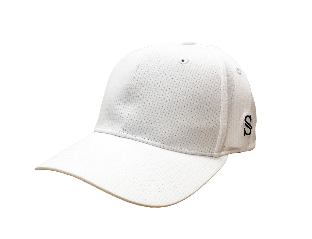 *NEW* HT111 - Smitty - Performance Flex Fit Hat - Solid White - Officially Dalco