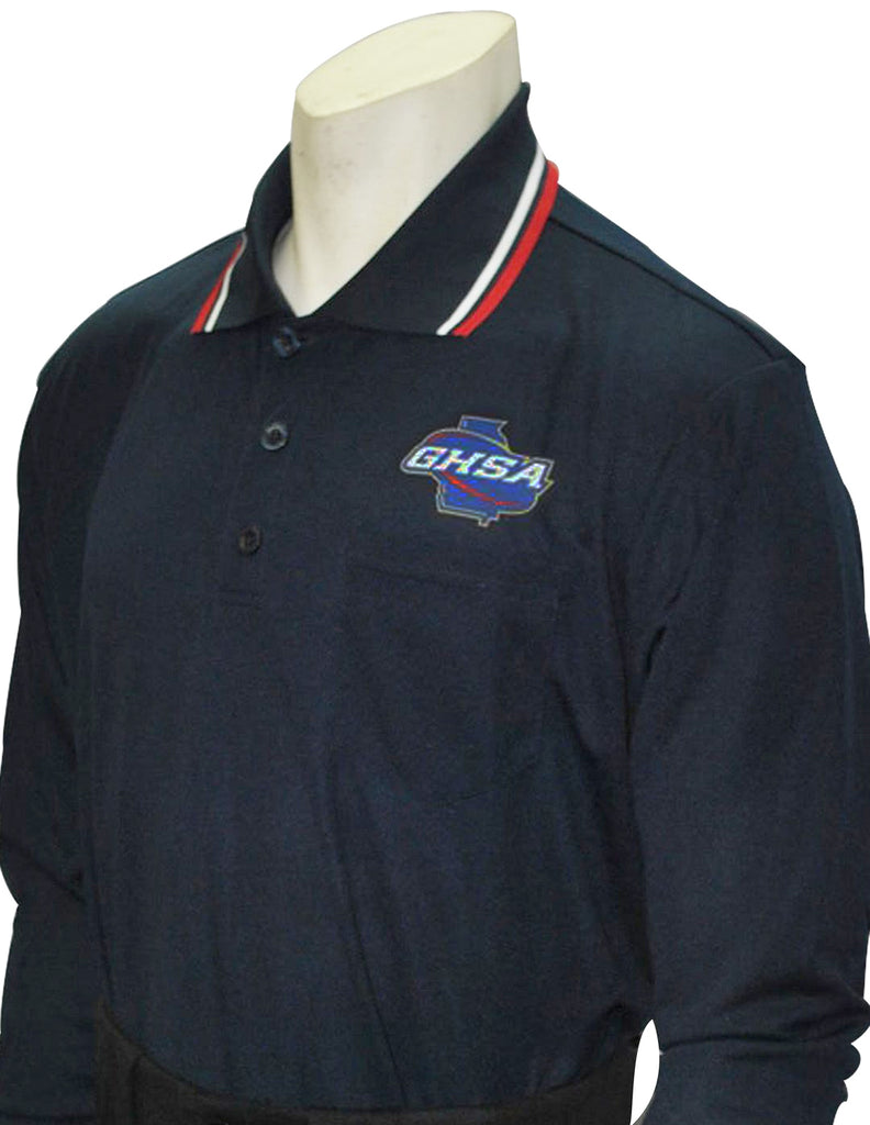 USA301 GA Long Sleeve Baseball Shirt Navy - Officially Dalco