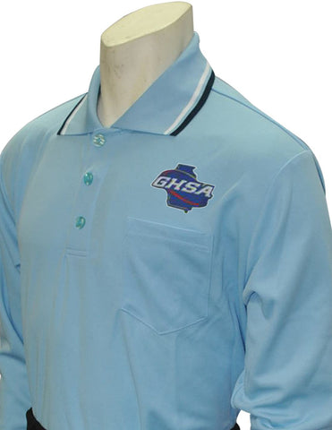 USA301 GA Long Sleeve Baseball Shirt Powder Blue