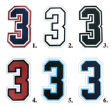 3 Inch Umpire Numbers - Officially Dalco