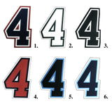 4 Inch Umpire Numbers - Officially Dalco