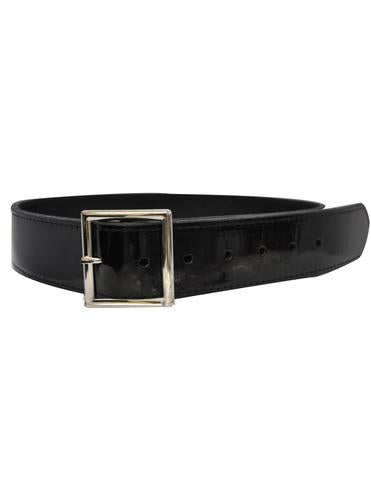 DB2918 - Patent Leather High Gloss 1 3/4" Black Belt - Officially Dalco