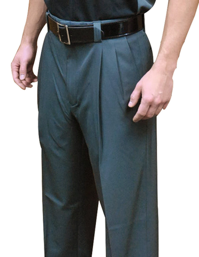 BBS390-Smitty "4-Way Stretch" Pleated Base Pants-Charcoal Grey