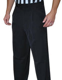 BKS291-"NEW TAPERED FIT" Smitty 4-Way Stretch Black Pleated Pants w/Slash Pockets - Officially Dalco