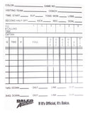 D3509 - Dalco Football Writable Game Card - Officially Dalco