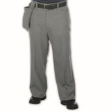 D9200 - Dalco Flat Front Combo Pants w/Top Pockets - Heather Grey - Officially Dalco