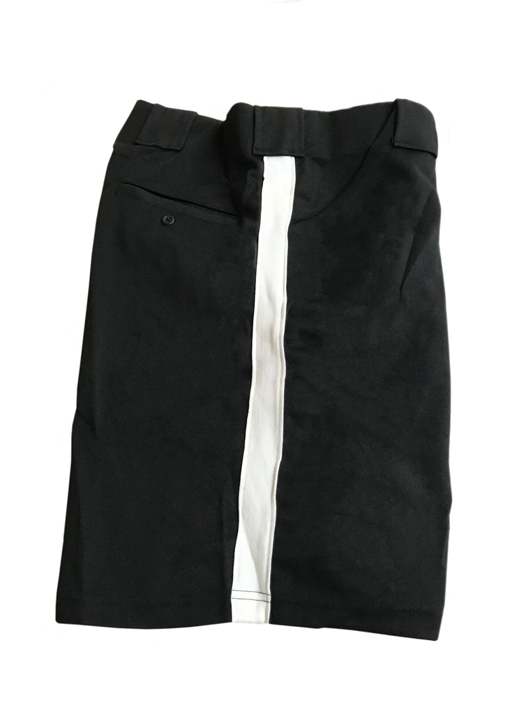 D9817 - Dalco Football Official's Shorts - Black w/ White Stripe - Officially Dalco