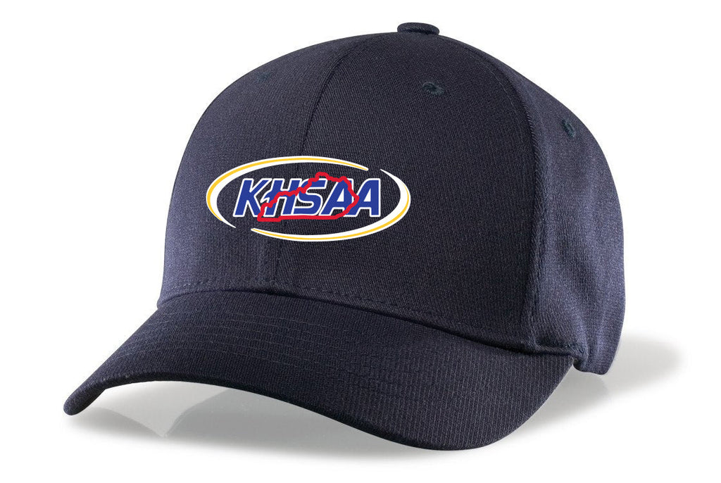 KY-HT308 - Smitty - "KHSAA" 8 Stitch Flex Fit Umpire Hat Navy/Black - Officially Dalco
