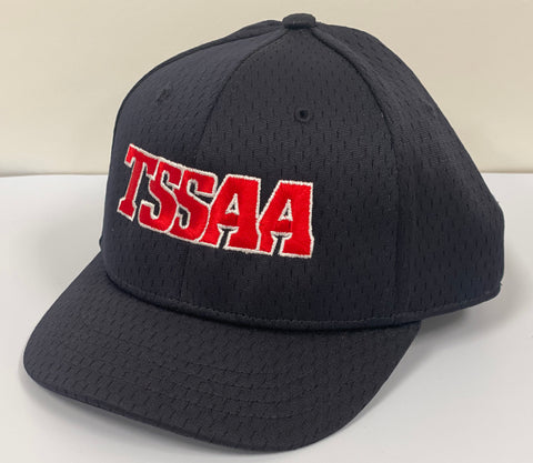 TN-HT318 - Smitty - "TSSAA" New Style 8 Stitch Flex Fit Umpire Hat Navy