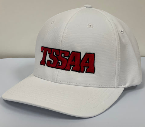 TN-R487 - Richardson - "TSSAA" Performance Cloth Flex Fit Football Hat Solid White
