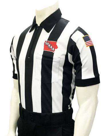 USA137 Iowa Short Sleeve Football Shirt 2.25 Stripe