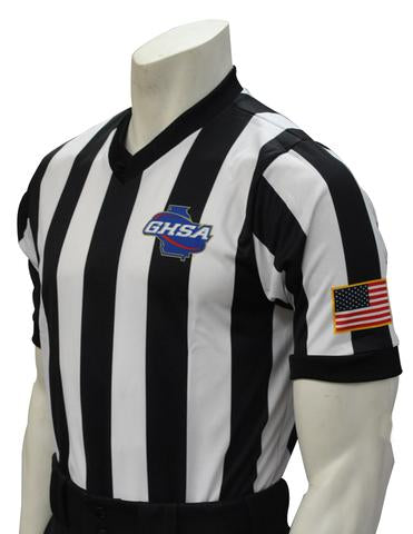 USA220GA-607 Short Sleeve "BODY FLEX" Men's Basketball V-Neck Shirt - Officially Dalco