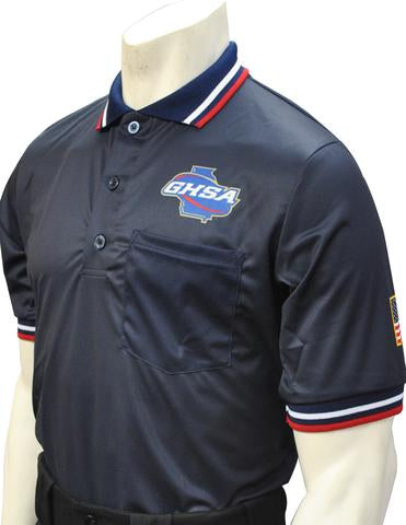 USA300 GA Short Sleeve Baseball Shirt Navy