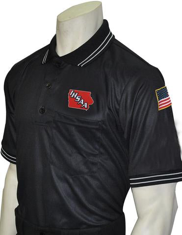 USA300 Iowa Short Sleeve Ump Shirt Black - Officially Dalco
