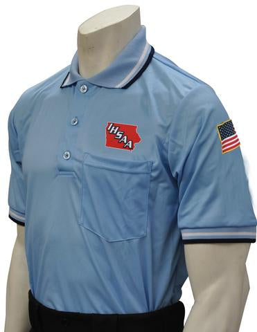 USA300 Iowa Short Sleeve Ump Shirt Powder Blue