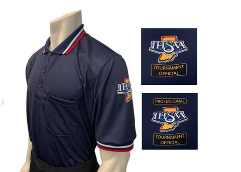 USA300IN-NY "IHSAA" Short Sleeve Navy Umpire Shirt (3 Options Available)