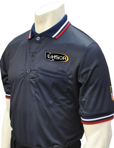 USA300 LA Short Sleeve Baseball Shirt Navy - Officially Dalco