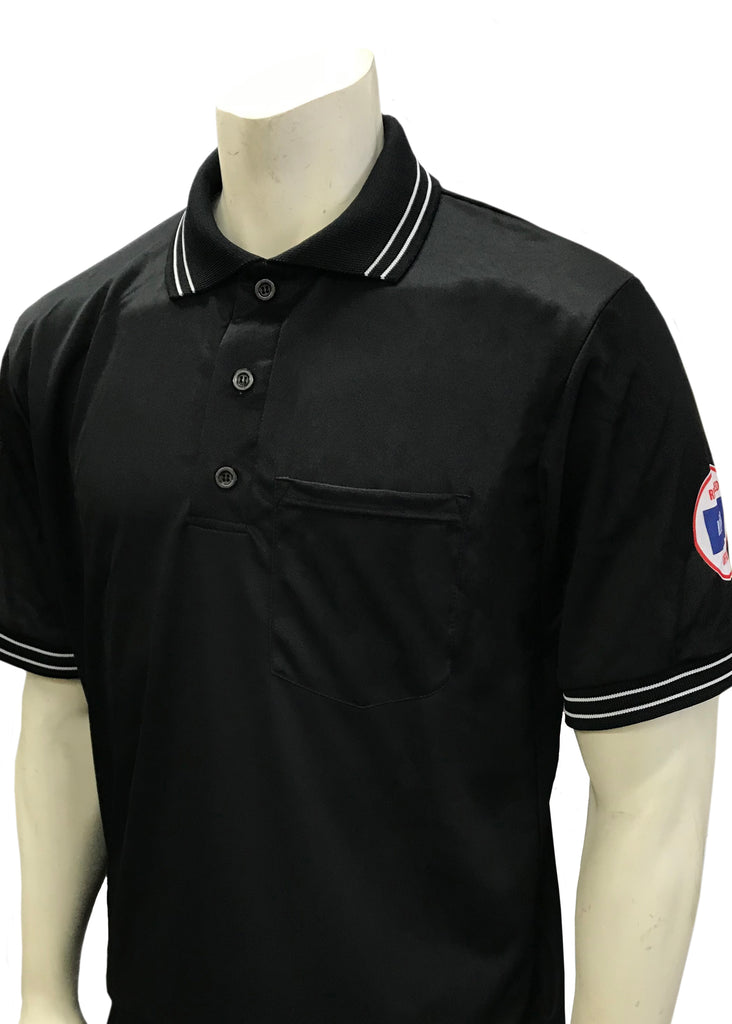 USA300-WF Kansas Short Sleeve Ump Shirt Black - Officially Dalco