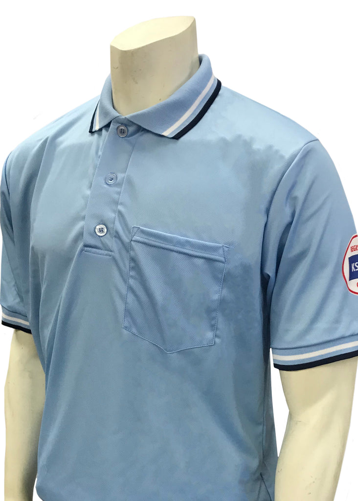 USA300 Kansas Short Sleeve Ump Shirt Powder Blue - Officially Dalco