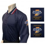 USA301IN-NY "IHSAA" Long Sleeve Navy Umpire Shirt (3 Options Available)