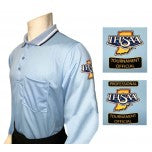 USA301IN-PB "IHSAA" Long Sleeve Powder Blue Umpire Shirt (3 Options Available)