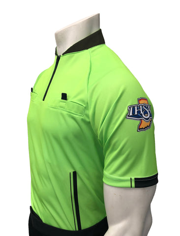USA900IN-FG "PERFORMANCE MESH" "IHSAA" Florescent Green Short Sleeve Soccer Shirt (3 Options Available)