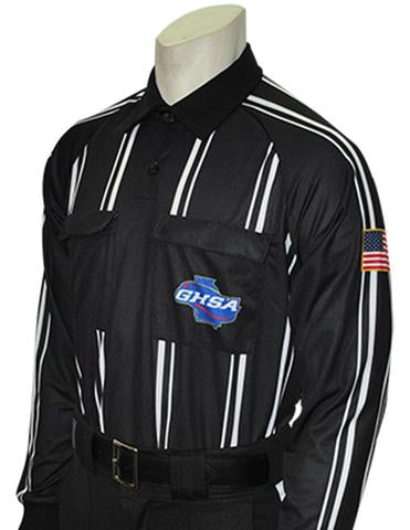 GHSA901 Long Sleeve Soccer Shirt Black - Officially Dalco