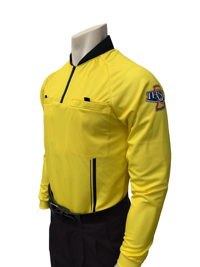 WOMEN'S USA901IN-YW "PERFORMANCE MESH" "IHSAA" Yellow Long Sleeve Soccer Shirt (3 Options Available) - Officially Dalco