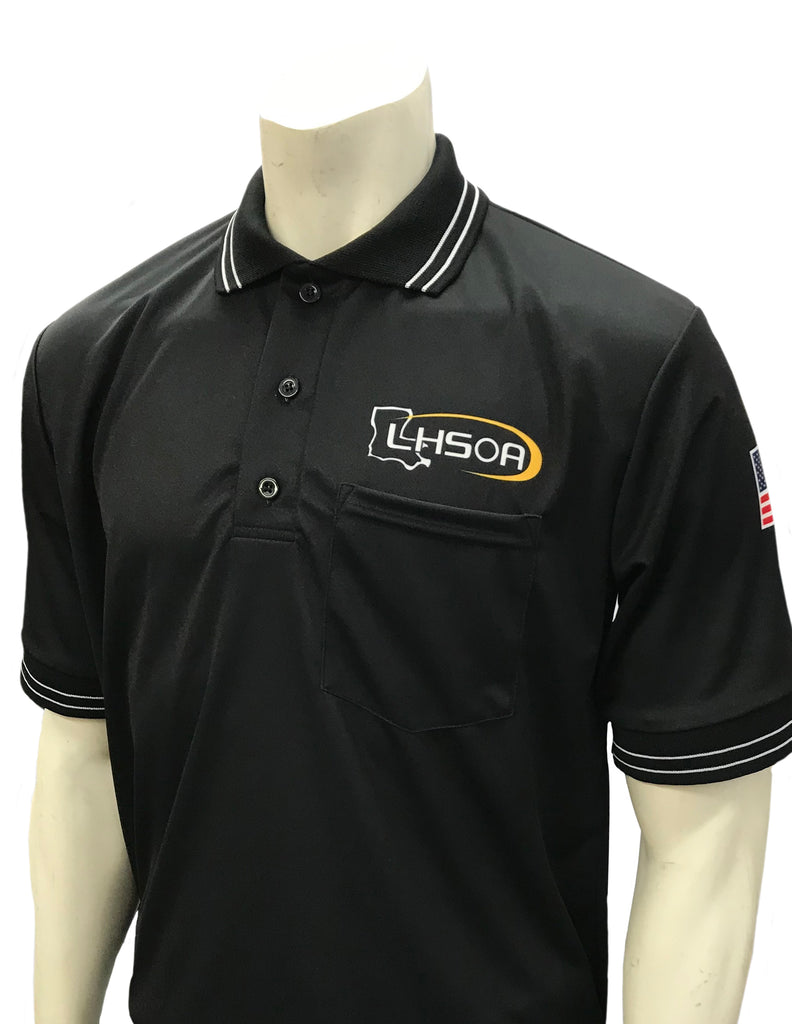 USA300 LA Short Sleeve Baseball Shirt Black - Officially Dalco